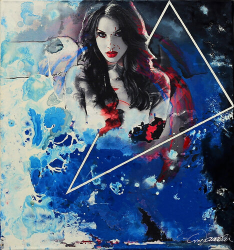 ACTION ON FACE - tela by Ezio Ranaldi, Painting for Sale on Singulart