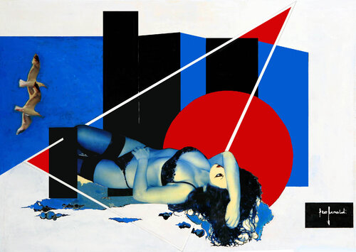 IL VOLO - pannello rigido von Ezio Ranaldi, Druck kaufen auf Singulart