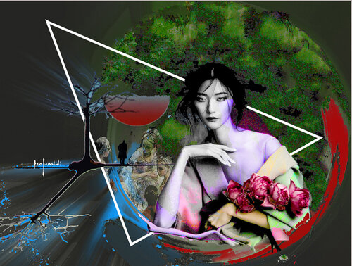 HOMMAGE A ZHANG JINGNA - pannello rigido par Ezio Ranaldi, Édition en vente sur Singulart