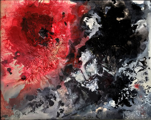 UNO SGUARDO VERSO L'IGNOTO - pannello rigido by Ezio Ranaldi, Painting for Sale on Singulart