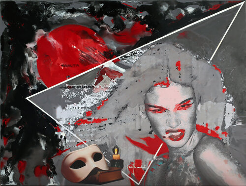 DEDICATO AD ELLEN - tela by Ezio Ranaldi, Painting for Sale on Singulart