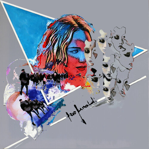 IL CAMMINO VERSO LA NUOVA IDENTITA' - tela by Ezio Ranaldi, Painting for Sale on Singulart