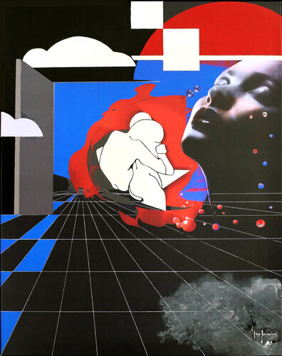 VARIAZIONE SU TEMA AMANTI - tela by Ezio Ranaldi, Painting for Sale on Singulart