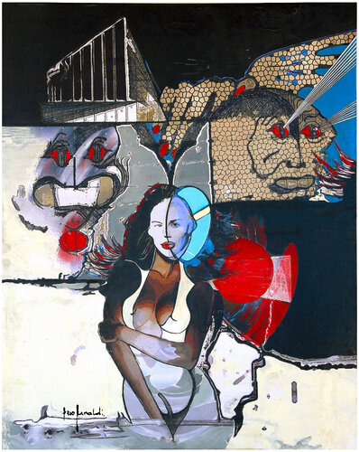 LA SFINGE - pannello rigido di Ezio Ranaldi, Pittura in vendita su Singulart