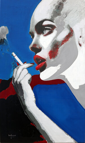 OCCHI DI GHIACCIO - tela by Ezio Ranaldi, Painting for Sale on Singulart