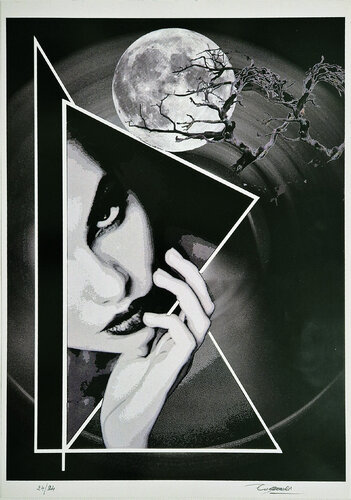 LUNATICA + Ritratto con Gioielli by Ezio Ranaldi, Print for Sale on Singulart