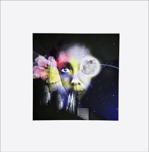 SKYLINE SU NEW YORK  + Ritratto con Gioielli by Ezio Ranaldi, Print for Sale on Singulart