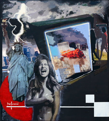 L'URLO - pannello rigido von Ezio Ranaldi, Malerei kaufen auf Singulart