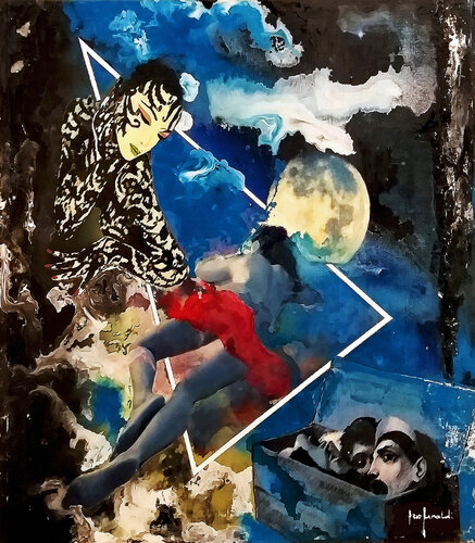 IL POZZO DEI DESIDERI - pannello rigido by Ezio Ranaldi, Painting for Sale on Singulart
