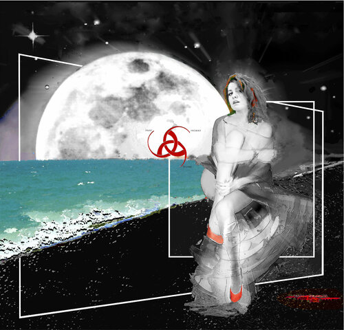NOE'  LUNA -  stampa retro  plexiglass par Ezio Ranaldi, Édition en vente sur Singulart
