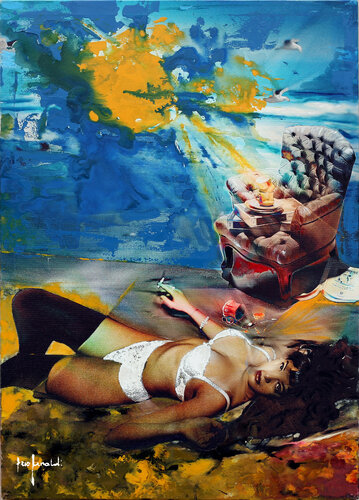 L'IN-SOSTENIBILE LEGGEREZZA DELL'ESSERE - tela by Ezio Ranaldi, Painting for Sale on Singulart