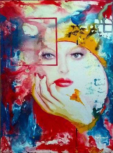 I TUOI OCCHI - tela by Ezio Ranaldi, Painting for Sale on Singulart