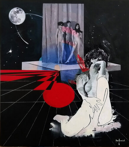 STUDIO DI NUDO - tela by Ezio Ranaldi, Painting for Sale on Singulart