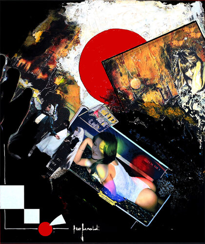 AUTOCOSCIENZA, valori negati - pannello rigido par Ezio Ranaldi, Peinture en vente sur Singulart