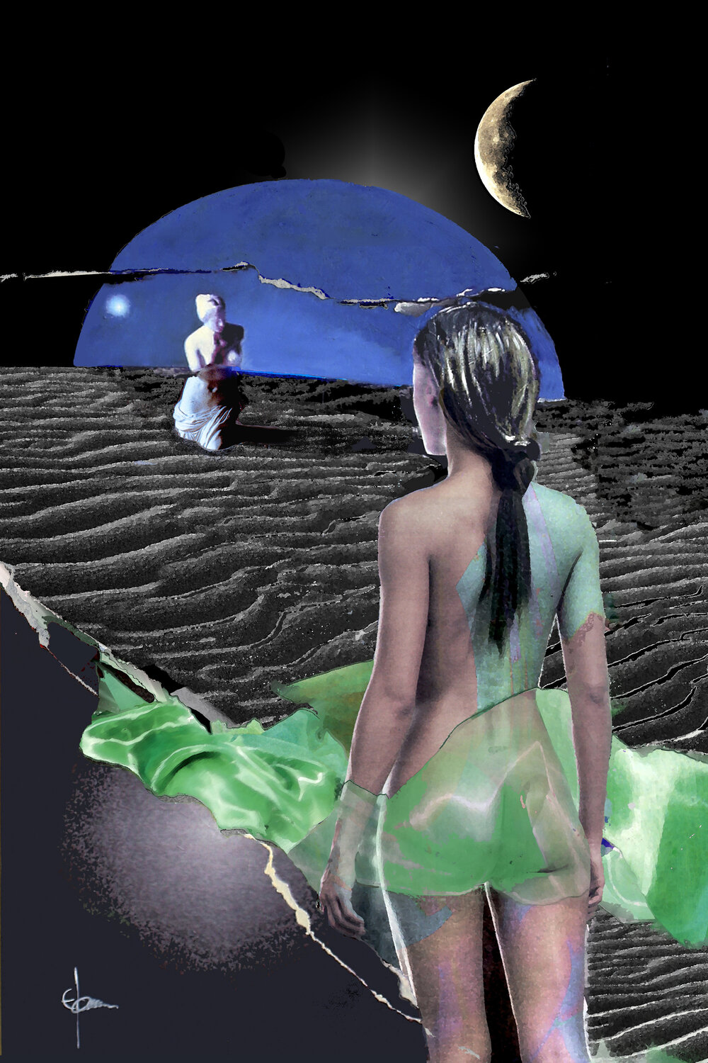 LA VENERE DI MILO - pannello rigido Ezio Ranaldi Digital for sale