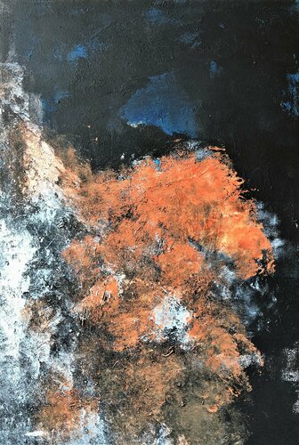 Ambiance corail van Hervé Souffi, Schilderij te koop op Singulart