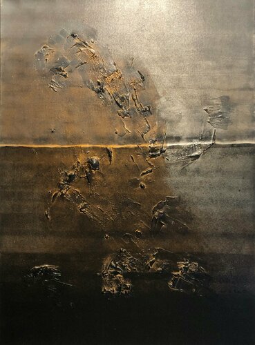 Entre l'or et l'argent van Hervé Souffi, Schilderij te koop op Singulart
