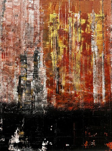 Tranchées de couleurs van Hervé Souffi, Schilderij te koop op Singulart