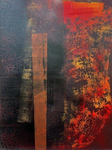 Ambiance volcanique von Hervé Souffi, Malerei kaufen auf Singulart