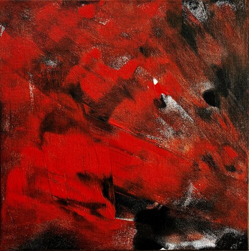 Enigme rouge par Hervé Souffi, Peinture en vente sur Singulart