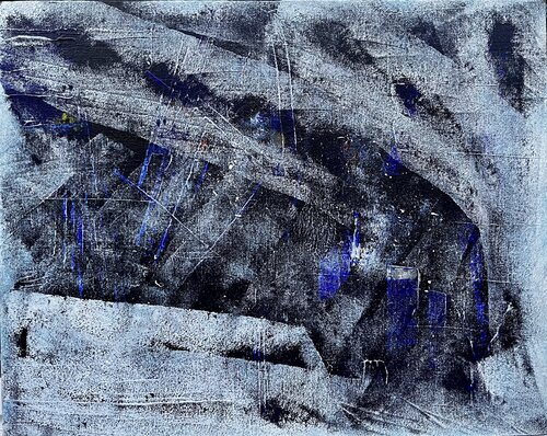 Silence polaire di Hervé Souffi, Pittura in vendita su Singulart