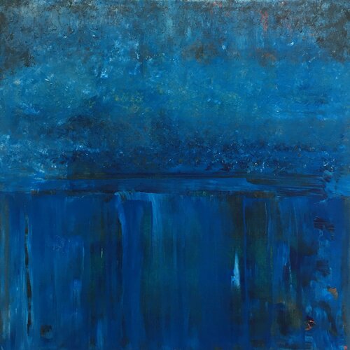 Bleu profond de Hervé Souffi, Pintura a la venta en Singulart