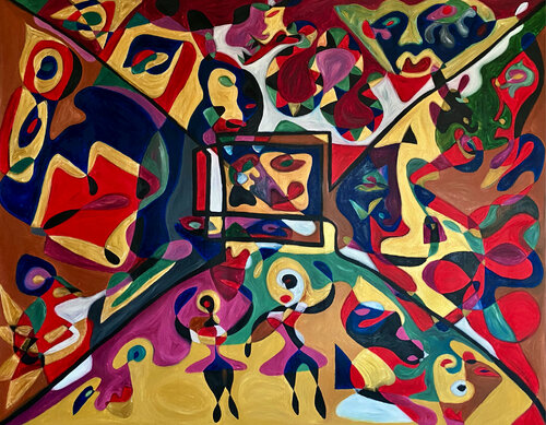 DISTANT WORLDS by TREBBEOL MADA, Painting for Sale on Singulart