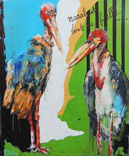 "J'EN AI MARRE" di Nadine Defer, Pittura in vendita su Singulart