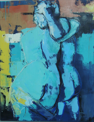 ETREINTE di Nadine Defer, Pittura in vendita su Singulart