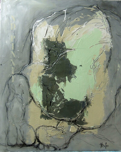 LE REPOS by Nadine Defer, Painting for Sale on Singulart