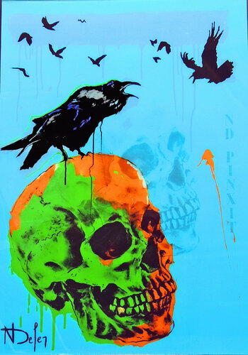 INSTINCT DE SURVIE von Nadine Defer, Malerei kaufen auf Singulart