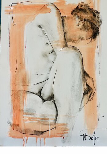Virginie 2 von Nadine Defer, Werk auf Papier kaufen auf Singulart