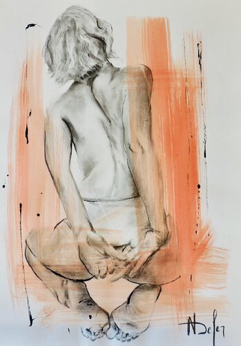 Laëtitia2 von Nadine Defer, Werk auf Papier kaufen auf Singulart