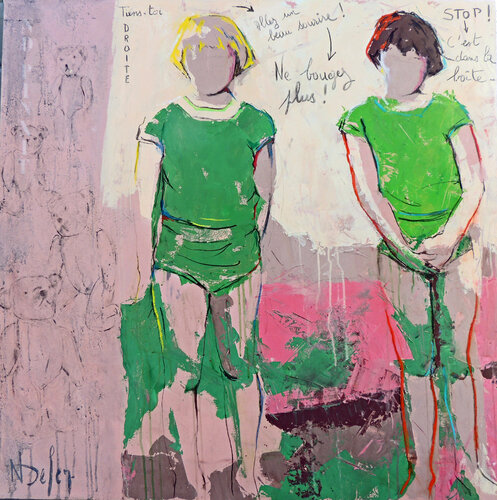 C'EST DANS LA BOITE ! de Nadine Defer, Pintura a la venta en Singulart
