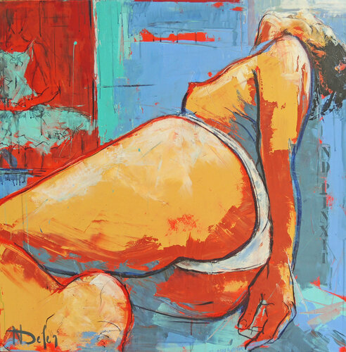 LAETITIA2 di Nadine Defer, Pittura in vendita su Singulart