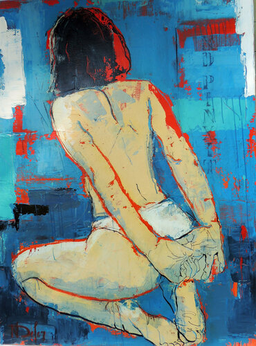LAETITIA3 by Nadine Defer, Painting for Sale on Singulart