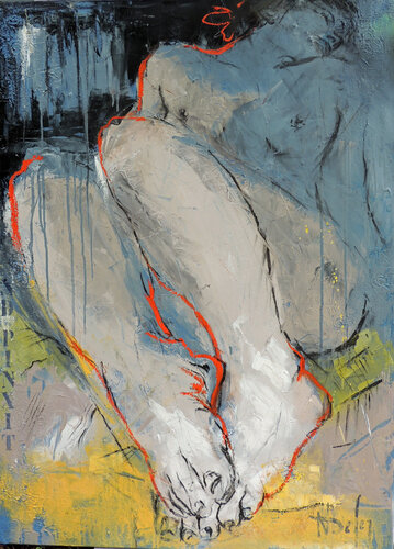 INTIMITÉ III van Nadine Defer, Schilderij te koop op Singulart