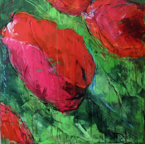 TOUT UN POÈME ! di Nadine Defer, Pittura in vendita su Singulart