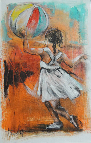 Le ballon di Nadine Defer, Altri media in vendita su Singulart