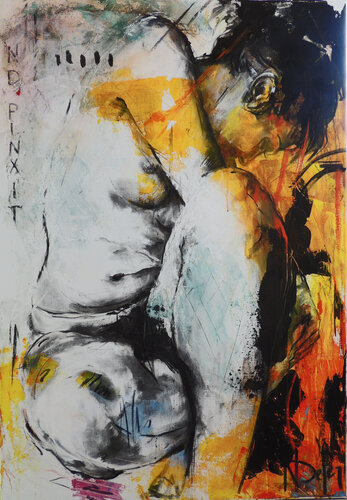 ORANGE by Nadine Defer, Painting for Sale on Singulart