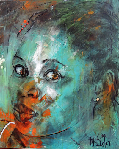 SOPHIE 2 van Nadine Defer, Schilderij te koop op Singulart