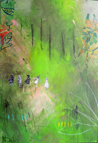 INNOCENCE di Nadine Defer, Pittura in vendita su Singulart