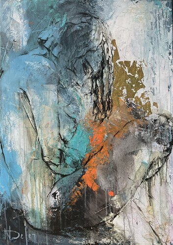 Besoin de sérénité van Nadine Defer, Schilderij te koop op Singulart