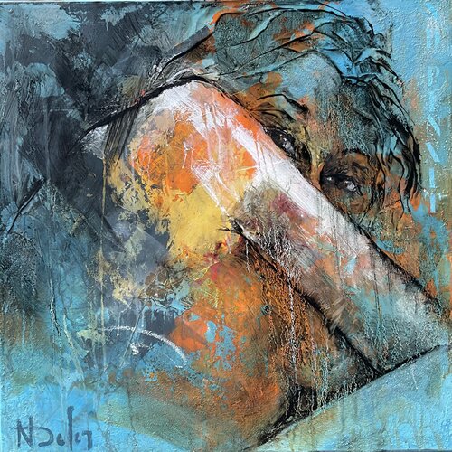 Dans l’ombre van Nadine Defer, Schilderij te koop op Singulart