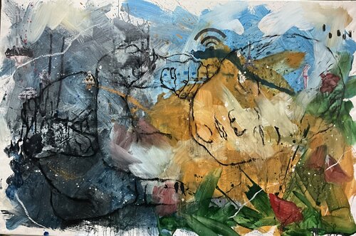« A l’origine … » by Nadine Defer, Painting for Sale on Singulart