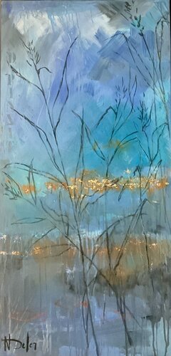 L’étang » von Nadine Defer, Malerei kaufen auf Singulart