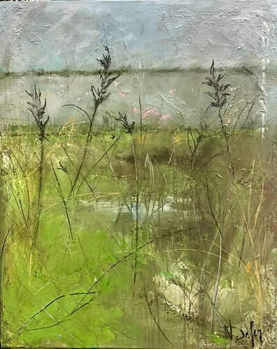 ENTRE CALME ET TEMPÊTE by Nadine Defer, Painting for Sale on Singulart
