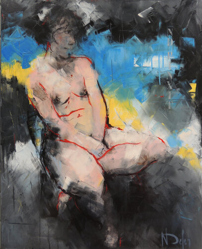 VIRGINIE 8 di Nadine Defer, Pittura in vendita su Singulart