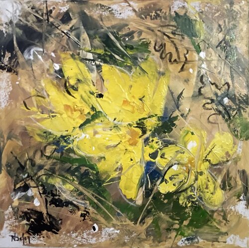 Histoire de saison van Nadine Defer, Schilderij te koop op Singulart