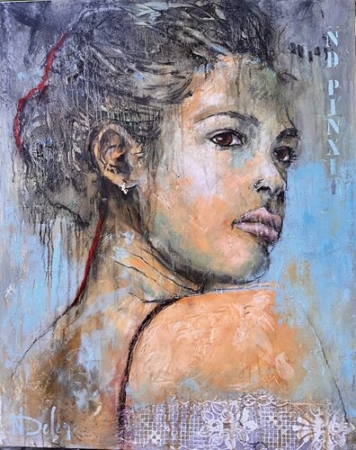 "Entre deux silences" van Nadine Defer, Schilderij te koop op Singulart